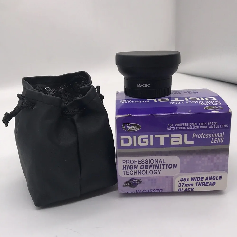 Digital Visions 37mm .45x Wide Angle Japan Optics with/Pouch